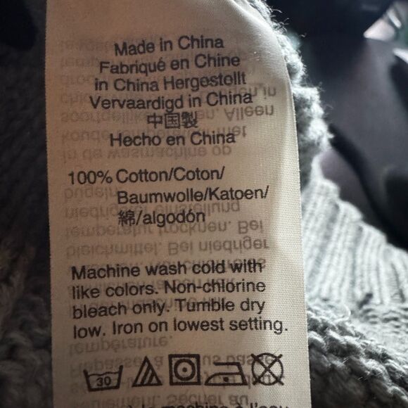 J Crew Always Roll Neck Vintage Classic Gray Women's M Casual Knit Sweater - Picture 8 of 9